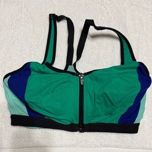 Victoria's Secret Green and Blue Sports Bra
